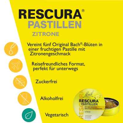 Bachblüten Original Rescura Pastillen Zitrone zamów na apo-discounter.pl