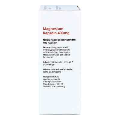 Magnez kapsułki 400 mg zamów na apo-discounter.pl