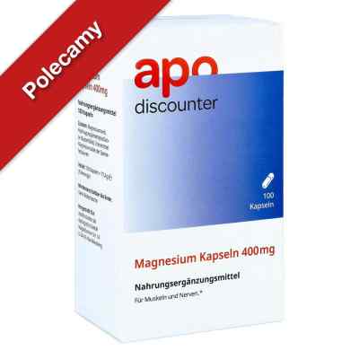 Magnez kapsułki 400 mg 100 szt. od Apologistics GmbH PZN 16510996