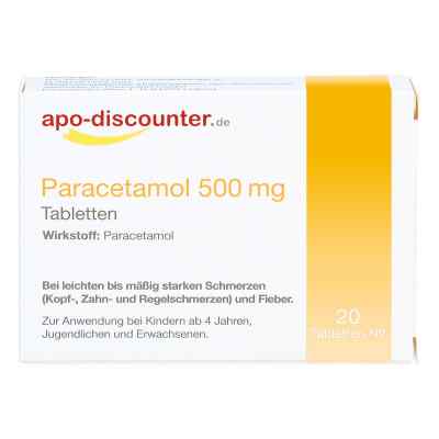 Paracetamol 500 mg Tabletten zamów na apo-discounter.pl