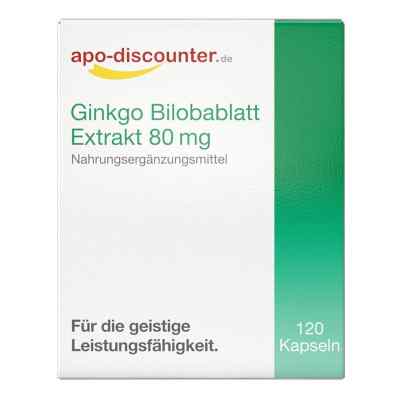 Wyciąg z liści miłorzębu japońskiego 80 mg kapsułki zamów na apo-discounter.pl