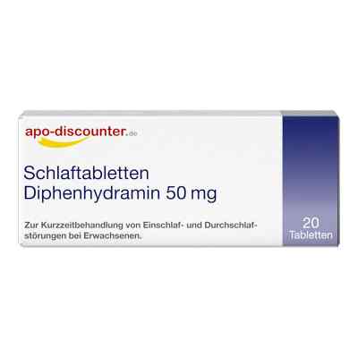 Schlaftabletten Diphenhydramin 50 mg/Apodiscounter zamów na apo-discounter.pl