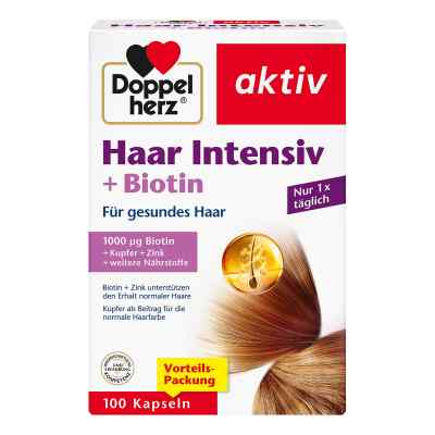 Doppelherz Haar Intensiv+biotin kapsułki 100 szt. od Queisser Pharma GmbH & Co. KG PZN 16849737