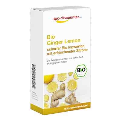 Herbata imbirowo-cytrynowa bio saszetki zamów na apo-discounter.pl