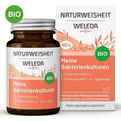 Weleda Naturweisheit Meine Bakterienkulturen kapsułki 40 szt. od WELEDA AG PZN 17261006