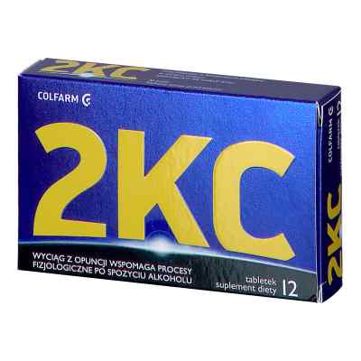 2 KC tabletki 12  od ZAKŁADY FARM. COLFARM PZN 08300810