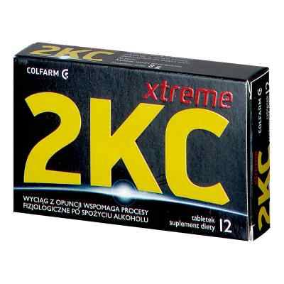 2KC Xtreme tabletki 12  od ZAKŁADY FARM. COLFARM PZN 08300814