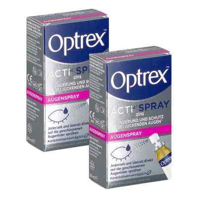 2x Optrex ActiSpray 2in1 oczy suche i podrażnione +gratis