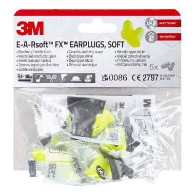 3M E-A-Rsoft FX Zatyczki do uszu 10  od  PZN 08304289