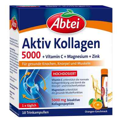 Abtei Aktiv Kollagen 5000 10X25 ml od Perrigo Deutschland GmbH PZN 16506397
