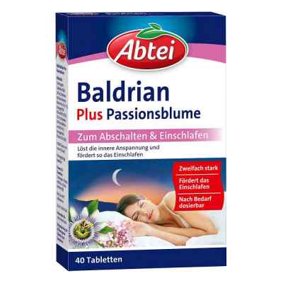 Abtei Baldrian plus tabletki z passiflorą 40 szt. od Perrigo Deutschland GmbH PZN 06765330