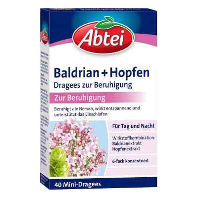 Abtei Baldrian+hopfen Dragees zur Beruhigung 40 szt. od Perrigo Deutschland GmbH PZN 12453623