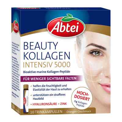Abtei Beauty Kollagen Intensiv 5000 ampułki do picia 10X25 ml od Omega Pharma Deutschland GmbH PZN 16363041