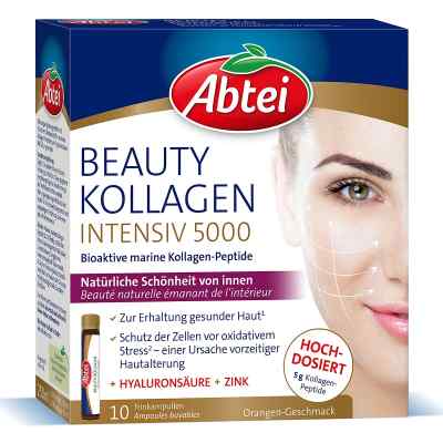 Abtei Beauty Kollagen Intensiv 5000 ampułki do picia 10X25 ml od Perrigo Deutschland GmbH PZN 16363041