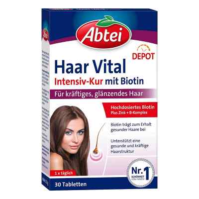 Abtei Haar Vital Depot Tabletten Tf 30 szt. od Perrigo Deutschland GmbH PZN 17908442