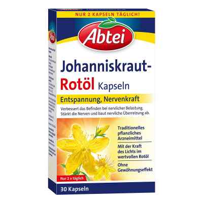 Abtei kapsułki z dziurawcem 30 szt. od Omega Pharma Deutschland GmbH PZN 10169438