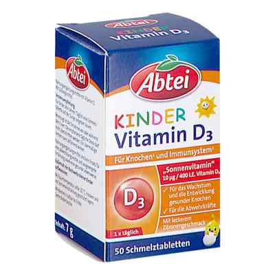 Abtei Kinder Vitamin D3 Schmelztabletten 50 szt. od Perrigo Deutschland GmbH PZN 17261182