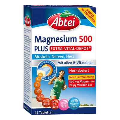 Abtei Magnesium 500 Plus tabletki 42 szt. od Omega Pharma Deutschland GmbH PZN 13423357