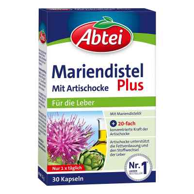 Abtei Mariendistel Plus Kapsel (n) mit artischocke Tf 30 szt. od Omega Pharma Deutschland GmbH PZN 17944053
