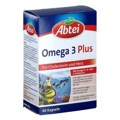 Abtei Omega-3 Plus Kapseln Tf 60 szt. od Omega Pharma Deutschland GmbH PZN 17944099