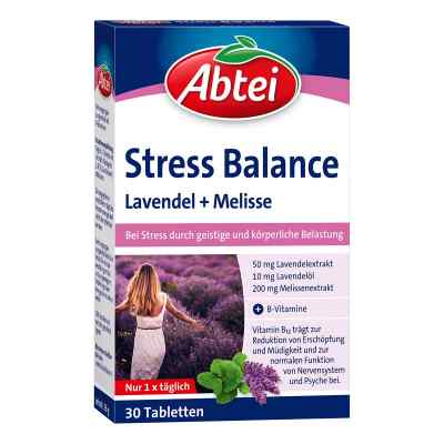 Abtei Stress Balance Lavendel+melisse Tabletten Tf 30 szt. od Perrigo Deutschland GmbH PZN 17944082