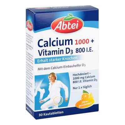 Abtei Wapń 1000 + witamina D3 30 szt. od Omega Pharma Deutschland GmbH PZN 06800670