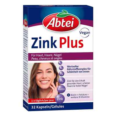 Abtei Zink Plus Hpmc Dach Kapseln 32 szt. od Perrigo Deutschland GmbH PZN 19063078