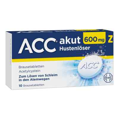 Acc akut 600 Z Hustenloeser Brausetabl. 10 szt. od Hexal AG PZN 03294717