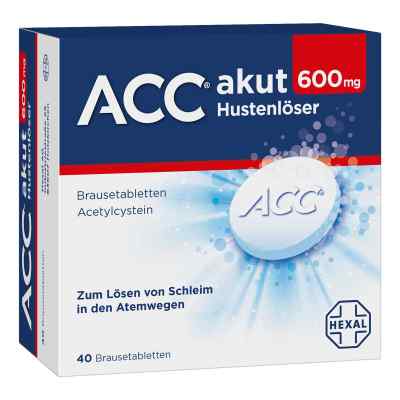 Acc akut Tabletki musujące na kaszel 600 mg 40 szt. od Hexal AG PZN 00520917