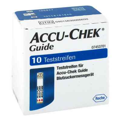 Accu Chek Guide paski testowe 1X10 szt. od Roche Diabetes Care Deutschland  PZN 11664890