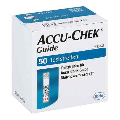 Accu Chek Guide paski testowe 1X50 szt. od Roche Diabetes Care Deutschland  PZN 11664909