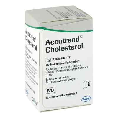 Accutrend Cholesterol paski testowe 25 szt. od Roche Diagnostics Deutschland Gm PZN 04653182