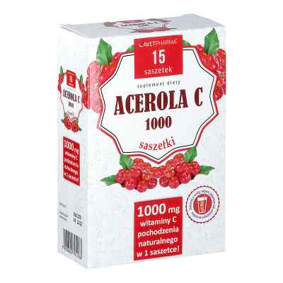 Acerola C 1000 saszetki 15 od AVET PHARMA SP. Z.O.O. PZN 08301045