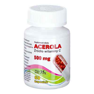 Acerola kapsułki 60  od GORVITA PPHU PZN 08303369