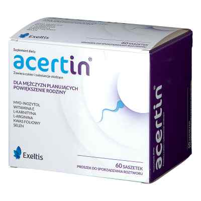 Acertin proszek do sporządzania roztworu 60  od NUTRILINEA SRL PZN 08300092