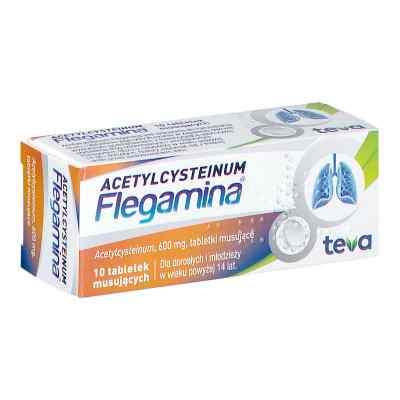 Acetylcysteinum Flegamina tabletki musujące 10  od MERCKLE GMBH PZN 08302306
