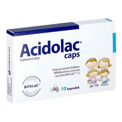 Acidolac caps kapsułki 10 od ZAKŁADY FARMACEUTYCZNE POLPHARMA PZN 08302303