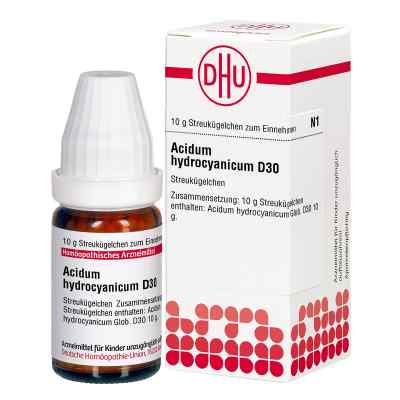 Acidum Hydrocyanicum D 30 Globuli 10 g od DHU-Arzneimittel GmbH & Co. KG PZN 07454023