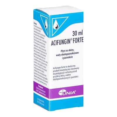 Acifungin Forte Płyn na skórę, wały okołopaznokciowe i paznokcie 30 ml od  PZN 08305466