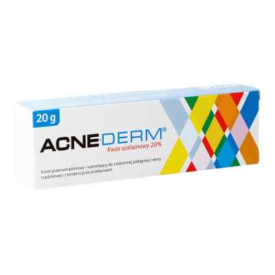 ACNE-DERM krem przeciwtrądzikowy kwas azelainowy 20% 20 g od ZAKŁADY FARMACEUTYCZNE 