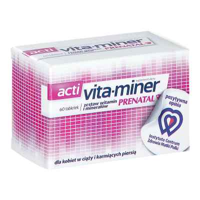Acti Vita-miner Prenatal tabletki 60  od AFLOFARM FARMACJA POLSKA SP. Z O.O. PZN 08302769