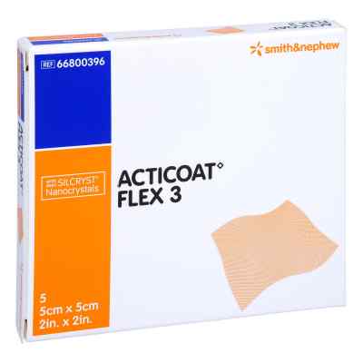 Acticoat Flex 3 5x5cm Verband