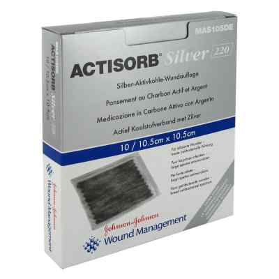 Actisorb 220 Silver 10,5x10,5 cm steril Kompr.