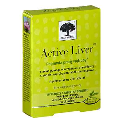 Active Liver tabletki 30 tabl. od NEW NORDIC HEALTHBRANDS AB PZN 08303163