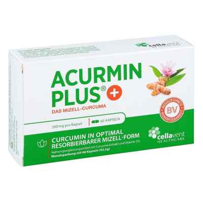 Acurmin Plus Kurkuma micelarna kapsułki 60 szt. od Cellavent Healthcare GmbH PZN 11875285