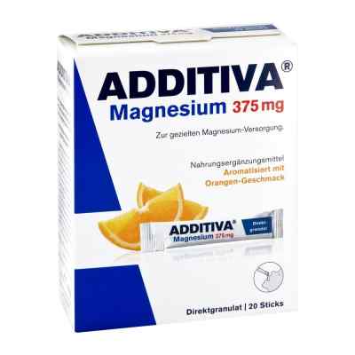 Additiva Magnez  375 mg saszetki, smak pomarańczowy 20 szt. od Dr.B.Scheffler Nachf. GmbH & Co. PZN 10946706