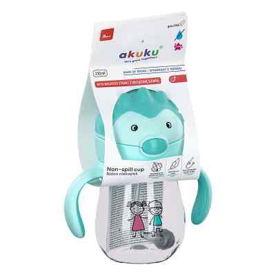 AKUKU Bidon ze słomką z odważnikiem MINT 250ml A0033