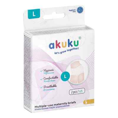 Akuku majtki siateczkowe poporodowe wielorazowe A0234 L 2  od ALBIS MAZUR SP. Z O.O. PZN 08306333
