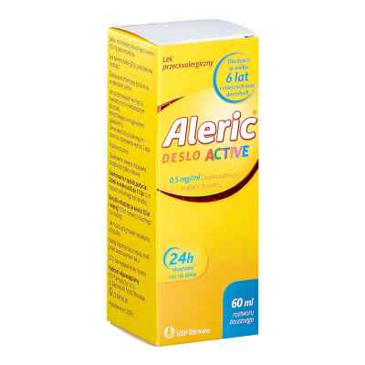 Aleric Deslo Active roztwór doustny 60 ml od GENEPHARM S.A. PZN 08302217