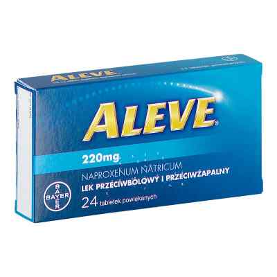 Aleve tabletki powlekane 24  od BAYER BITTERFELD GMBH PZN 08301776